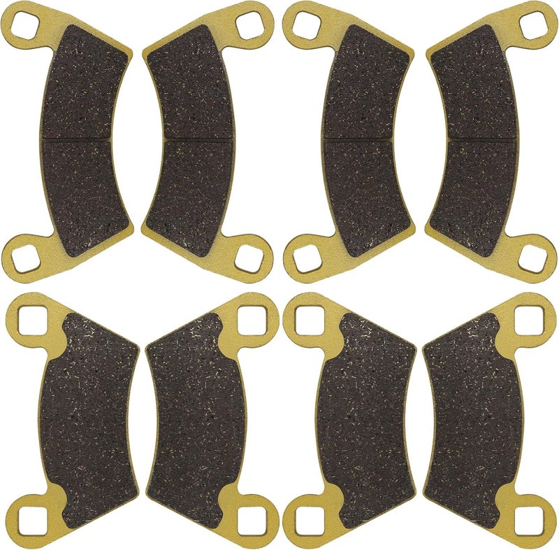 Zinger Brake Pads for Polaris Ranger 500 570 700 800 900 RZR 800 900 700XP 800XP 900XP EV Diesel Crew 570,Front and Rear Brake Pads for Polaris Ranger XP 900 2013-2019 - Image 1